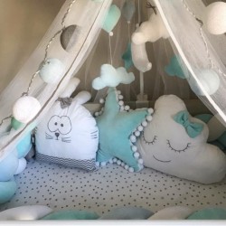 Διακοσμητικό Αστέρι με pom pon