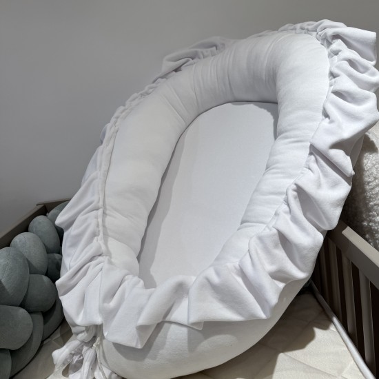 Βρεφική φωλιά μωρού Exclusive Coccon White
