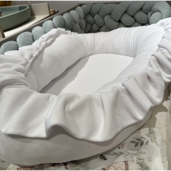 Βρεφική φωλιά μωρού Exclusive Coccon White