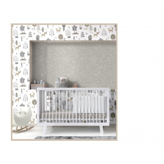 Παιδική ταπετσαρία Ζώακια του δάσους 