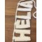 Προσωποποιημένο name banner Helia boucle 