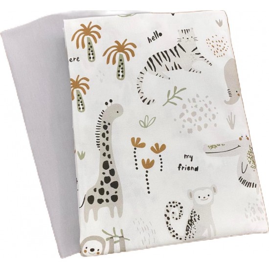 Σετ σεντόνια κούνιας hello my friend