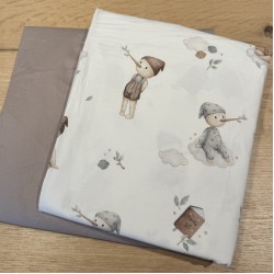 Σετ σεντόνια Pinocchio in moca