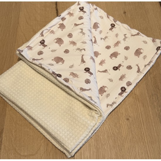  Πικέ κουβερτούλα safari beige with nature