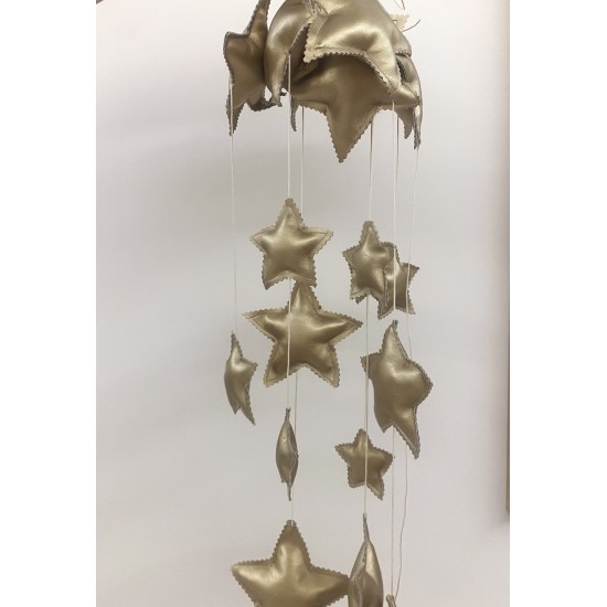 Διακοσμητική Γιρλάντα Αστεράκια Gold Mat