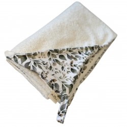 Βρεφική πετσέτα κάπα leaves 