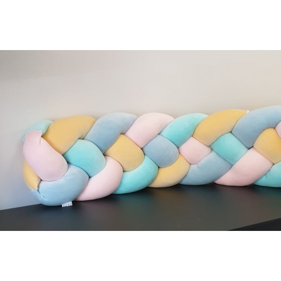 Velvet Pastel Braid Bumpers