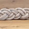 Προστατευτική Πάντα Πλεξούδα Twin Knitting Beige