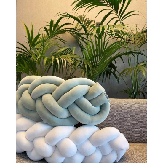 Πάντα Πλεξούδα Twin Knitting Pastel Mint