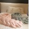 Exclusive Twin Knitting Pastel mint & pink
