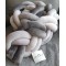 Προστατευτική πάντα πλεξούδα  twin Knitting Exclusive Greys 