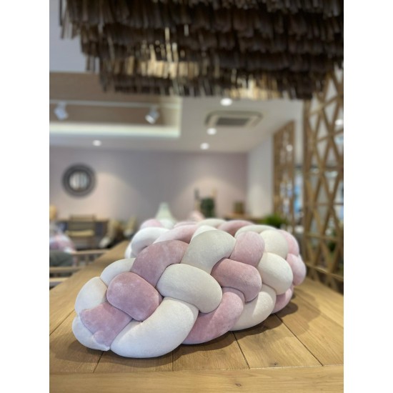 Προστατευτική πάντα σε σχήμα πλεξούδας Almond & Nude 