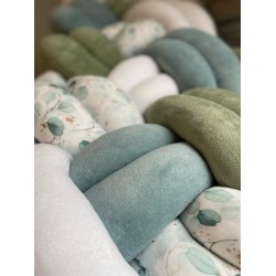 Προστατευτική πάντα κούνιας extra Twin 35cm ύψος Algae 