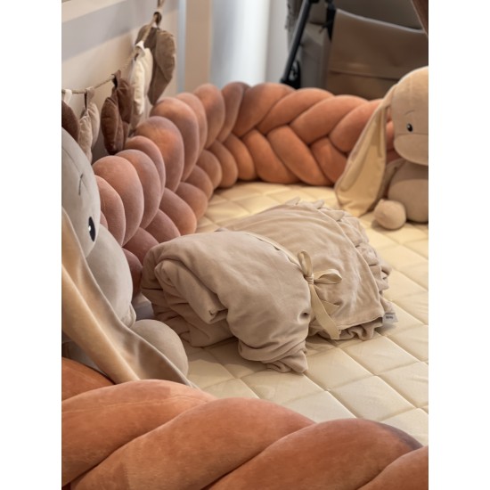 Πάντα πλεξούδα Slim shape peach