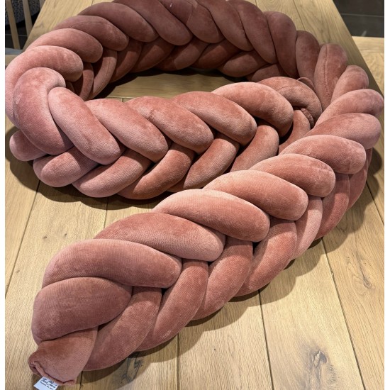 Πάντα πλεξούδα Slim shape clay pink