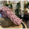 Προστατευτική πάντα πλεξούδα  twin Knitting Old Rose  