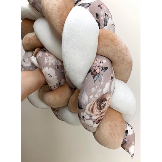 Προστατευτική πάντα πλεξούδα Warmy Flowers 