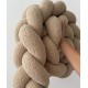 Προστατευτική πάντα πλεξούδα beige bouclè