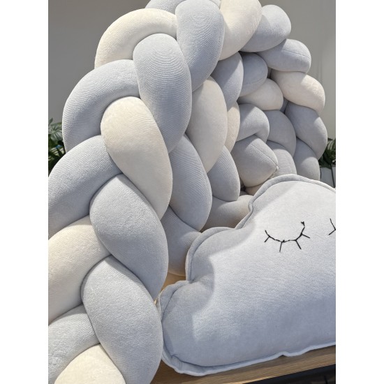 Προστατευτική πλεξούδα Pastel baby blue ΙΙ