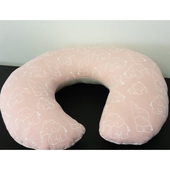 Pinky Elephant Breastf. pillow