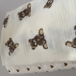 Σετ of 2 βρεφικές μουσελίνες Teddy