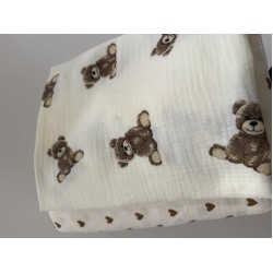 Σετ of 2 βρεφικές μουσελίνες Teddy