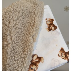 Κουβερτούλα Exclusive Teddy in moca