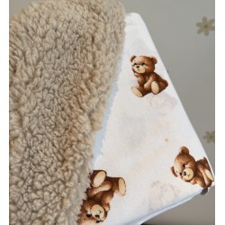 Κουβερτούλα Exclusive Teddy in moca