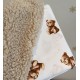 Κουβερτούλα Exclusive Teddy in moca