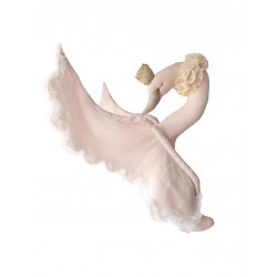 Διακοσμητικός κύκνος powder pink Lovemedecoration 