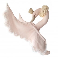 Διακοσμητικός κύκνος powder pink Lovemedecoration 
