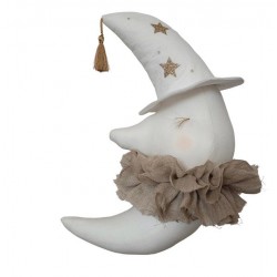 MOON LINEN CREAM STAR