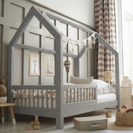 Κρεβάτι Montessori  house bed in a Scandinavian style