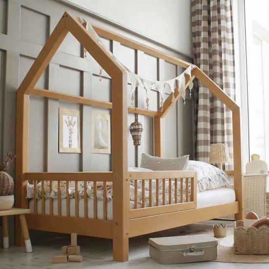 Κρεβάτι Montessori  house bed in a Scandinavian style