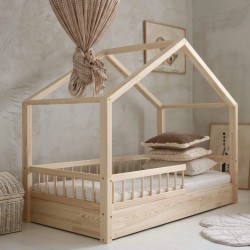 NEW HouseBed Bello παιδικό κρεβάτι Montessori