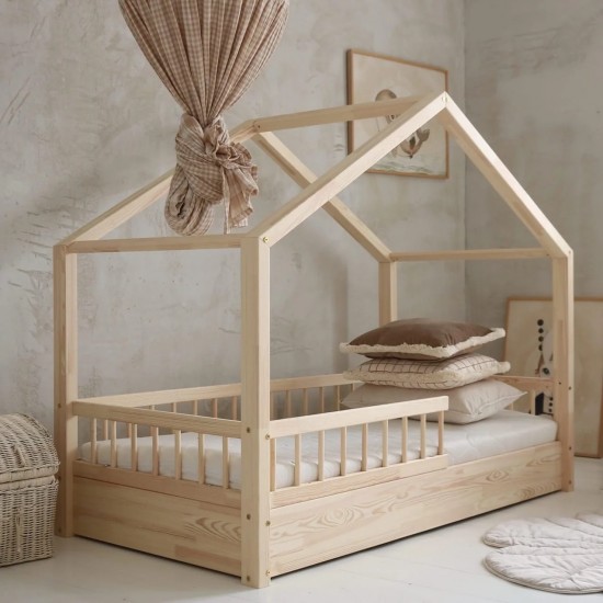 NEW HouseBed Bello παιδικό κρεβάτι Montessori