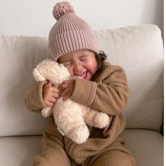 MOONIE: Επαναφορτιζόμενο βοήθημα ύπνου με αισθητήρα κλάματος από οργανικό βαμβάκι ROSE