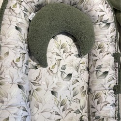 Βρεφική new born φωλίτσα Olive leaves