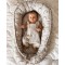 Newborn nest  Rainbow beige BAMBOO COTTON