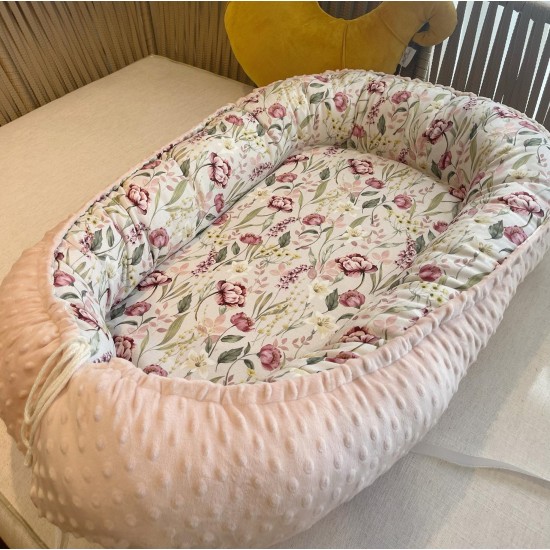 Βρεφική new born φωλίτσα Rose jasmine