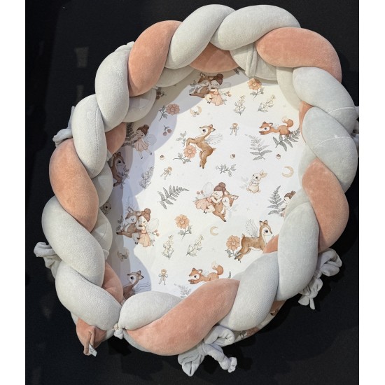 Βρεφική φωλίτσα με αποσπώμενη πλεξούδα Elf.01 