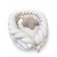 Βρεφική φωλίτσα με αποσπώμενη πλεξούδα Slim shape Boucle almond 