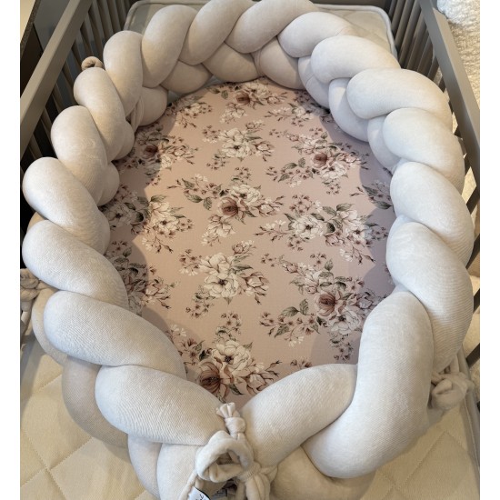 Βρεφική φωλίτσα με αποσπώμενη πλεξούδα 