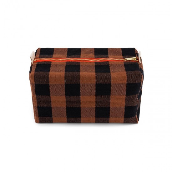 VIC WASH BAGS BIG VICHY GINGER
