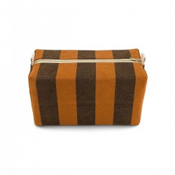 VIC WASH BAGS BIG STRIPES PECAN / NIGHT