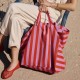 elisa tote bag red strikes
