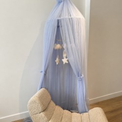 Τούλινη Παιδική Κουνουπιέρα baby blue