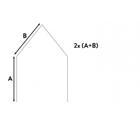 Organic House Bed Canopy Set Of 2 Ultra Grey  315cm