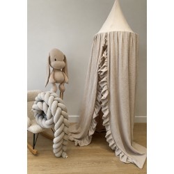 Παιδική Κουνουπιέρα κούνιας / κρεβατιού little Raffles Light Beige