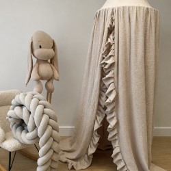 Παιδική Κουνουπιέρα κούνιας / κρεβατιού little Raffles Light Beige